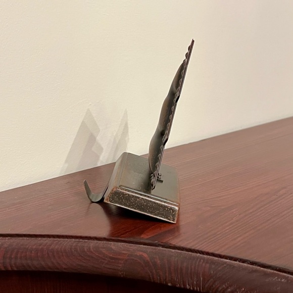 The Christmas Shoppe Rustic Brown Metal Christmas Tree Stocking Holder Hanger - Picture 3 of 7